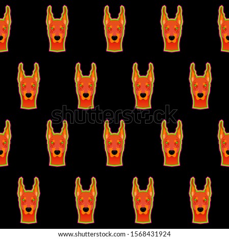 Bright surreal wallpaper seamless pattern background. Abstract  swatch for design birthday card, fashinable textile, bag print, party menu or wallpaper etc. 