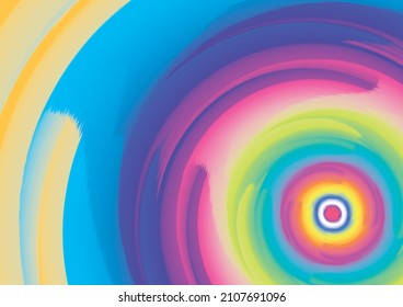 Bright swirl background like a brush