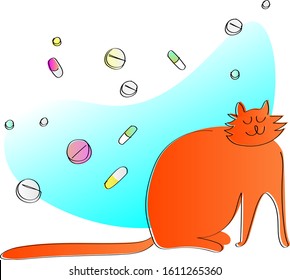 Bright symbolic illustration of pharmaceutical efforts for pet wellbeing