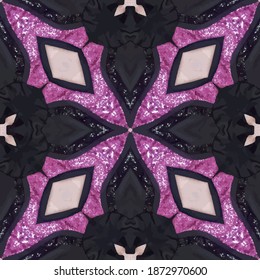 Bright Synmetric Repetition Seamless Pattern
