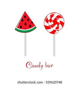 Bright tasty candy