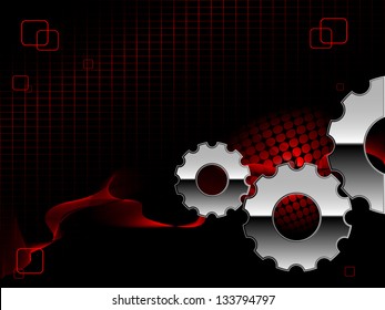 bright technologies colorful vector with gears. Eps10