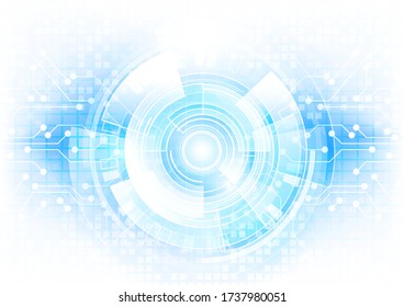 Bright technology abstract background, telecommunication and innovation concept