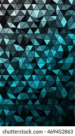 bright template for banner in the form of a mosaic of polygonal elements. blue tint. vector illustration. to design banners, flyers, business brochures