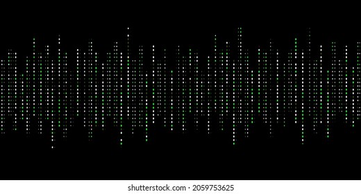 Bright texture with circles on a black background. Disco. Minimalism, vector. Background for posters, websites, business cards, postcards, interior design.