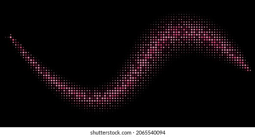 Bright texture with circles on a black background. Disco. Minimalism, vector. Background for posters, websites, business cards, postcards, interior design.