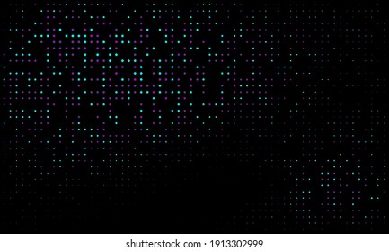 Textura brillante con hexágonos sobre fondo negro. Minimalismo, vector. Antecedentes para afiches, sitios web, tarjetas de visita, postales, diseño interior.