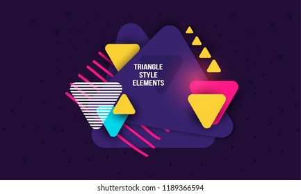 Bright Textured Background with multicolored triangles modern dynamic geometric background poster for sports playing football basketball or croquet. Vector illustration.
