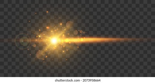 Bright transparent light effect lens flare mega collection. Star, space. Vector