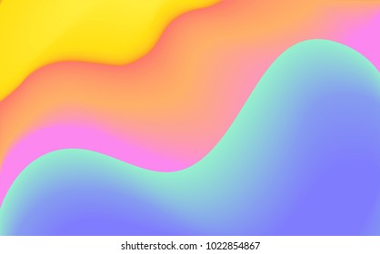 Bright trendy background . Gradient shapes composition. Eps10 vector.