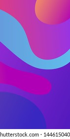 Bright trendy gradient style background. Pop art design with geometric shapes. Abstract colorful cover page. Decorative backdrop vector illustration. Advertising flyer or greeting card layout.