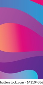 Bright trendy memphis style background. Pop art design with gradient shapes. Abstract colorful cover page. Decorative backdrop vector illustration. Advertising flyer or greeting card layout.
