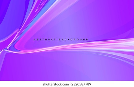 Bright trendy purple vector abstract background with wavy lines. Vector illustration