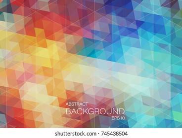 Bright triangle background