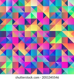 Bright triangle seamless pattern. Eps 10 vector file.