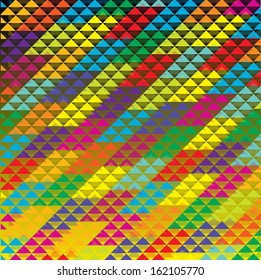 bright triangles wallpaper    