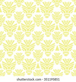 Bright tribal seamless pattern. African style vector illustration