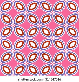 Bright tribal seamless pattern. Repeating design in African style. Vector illustration