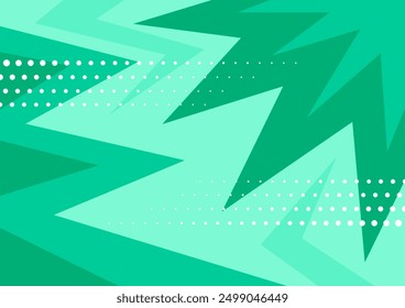 Bright turquoise dotted retro pop art background in comic book style. Funny superhero backdrop mockup with dotted design, vector illustration eps10