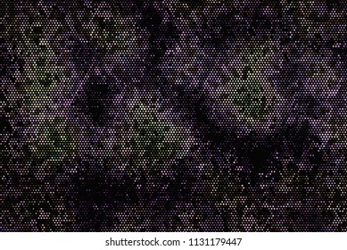 Bright, twinkling stars on a dark background. Vector illustration.