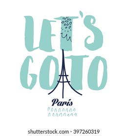 Bright typographic in vector format.