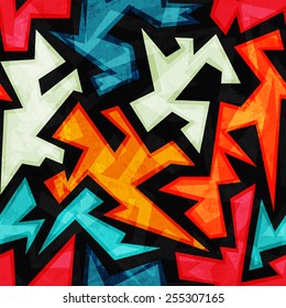 bright urban seamless pattern 
