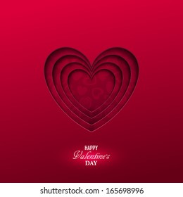 Bright Valentine`s day background 