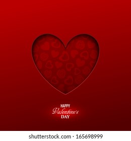 Bright Valentine`s day background 