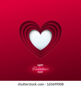 Bright Valentine`s day background 