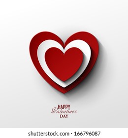 Bright Valentine`s day background 