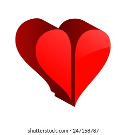 Bright Valentine`s day background