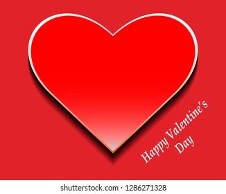 Bright Valentine`s day background. Happy Valentines day greeting card, vector illustration