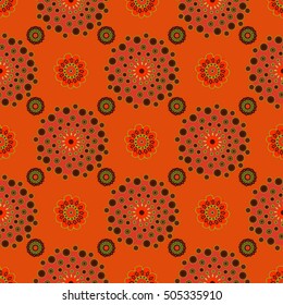 Bright Varicolored seamless pattern background. Vector illustration.