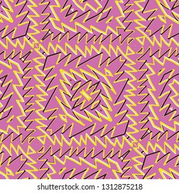Bright vector 80's. pattern Background. geometric shapes.