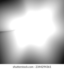 Bright vector abstract pattern in the form of a glowing spot on a gray background