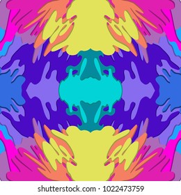 Bright vector abstraction. Multicolored stains.