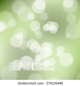 Bright vector background with bokeh effect. Wallpaper