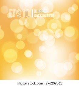 Bright vector background with bokeh effect. Wallpaper