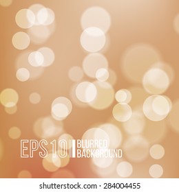 Bright vector background with bokeh effect. Wallpaper