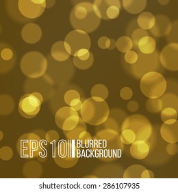Bright vector background with bokeh effect. Wallpaper
