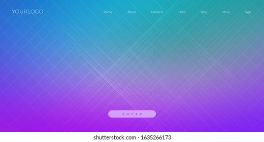 Bright vector background. Colorful texture with diagonal stripes for web, presentations or print design. Blue and violet neon digital style.