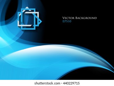 Bright vector background. Wavy lines, elements for design. Vector elements for presentations, brochures, annual reports. Eps10