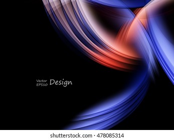 Bright vector background. Wavy lines, elements for design. Vector elements for presentations, brochures, annual reports. Eps10