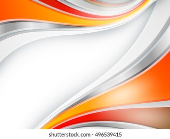Bright vector background. Wavy lines, elements for design. Vector elements for presentations, brochures, annual reports. Eps10