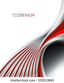 Bright vector background. Wavy lines, elements for design. Vector elements for presentations, brochures, annual reports. Eps10