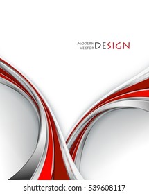 Bright vector background. Wavy lines, elements for design. Vector elements for presentations, brochures, annual reports. Eps10