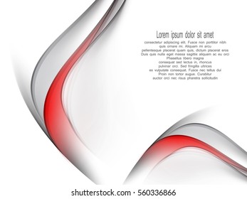 Bright vector background. Wavy lines, elements for design. Vector elements for presentations, brochures, annual reports. Eps10