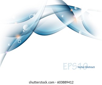 Bright vector background. Wavy lines, elements for design. Vector template for presentations, brochures, annual reports. Eps10