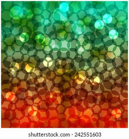 bright vector bubbles background