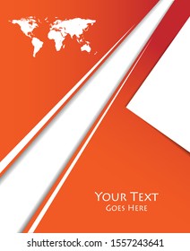 bright vector business template design. Company identity with geometric elements. Annual reports, brochures, booklets template. Eps10